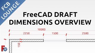 FreeCAD Draft Dimensions and Dimension Styles Overview [upl. by Baniaz861]