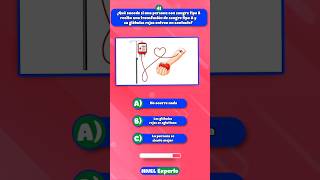 Compatibilidad transfusión Quiz SistemaCirculatorio sangre 4150 biólogaelena biología shorts [upl. by Jacklyn]