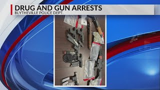 Several arrested on gun drug charges in Blytheville [upl. by Noiramaj]