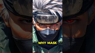 Why Does Kakashi Always Wear a Mask 🤔 The Mystery Explained naruto kakashi [upl. by Avelin185]