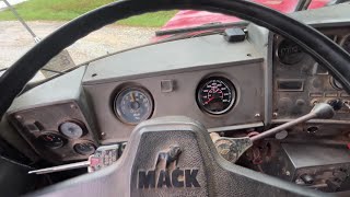 1986 Mack GPS Speedometer installation [upl. by Cosme328]