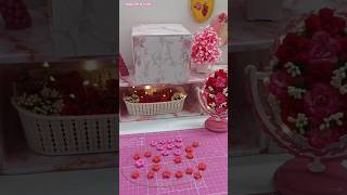 DIY Night Lamp Making 💖🌙  Amazing Night Lamp shorts diy lamp flowers clay cute love [upl. by Llib]