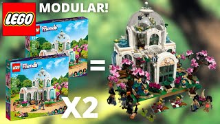 Combining Two LEGO Botanical Gardens for the ULTIMATE Modular Building [upl. by Suzann]