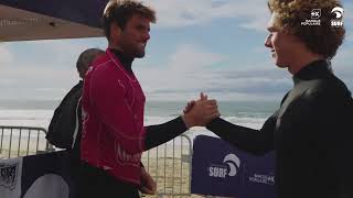 Vaast et Bécret champions de France à Hossegor [upl. by Ellezig]