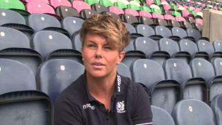 Scotland women stand off Tanya Griffith on facing France [upl. by Enicar]