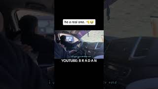 W mans 🖤 bradan funny prank drivethru drivethrupranks real [upl. by Kling435]