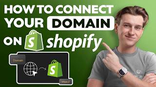 How to Connect Your Domain Name to Shopify 2024 Easy StepByStep [upl. by Latyrc]