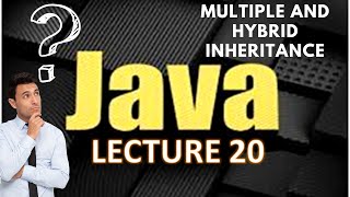 Java  Inheritance in Java  Hybrid Inheritance and Multiple Inheritance in Java with examples [upl. by Nodnek817]