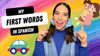 First Words For Babies and Toddlers In Spanish Animal Sounds and More  Spanish Immersion [upl. by Einahpets]