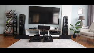 REGA AETHOS  AUDİOLAB M DAC PLUS  ELAC FS 2493  BLUESOUND NODE 2i  QOBUZ [upl. by Map]