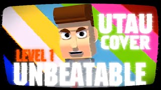 UNBEATABLE lv 1  UTAU COVER  remastered  FNF  Marios madness v2 [upl. by Shaikh]