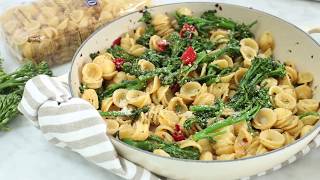 Orecchiette with Broccolini amp Calabrian Chili Peppers [upl. by Bainbridge]