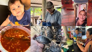 Así Reaccionó Mandiles😱Caldito de Pescados🤤Saludando a mi Hermana Celia❤️tendencia mividadiaria [upl. by Esya]