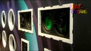 ISE 2012 Current Audio Features LCR InWall Speaker with FastLock Grille [upl. by Enneire398]