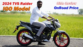 2024 TVS Raider 125 IGO Model Price amp Specs in telugu  TechTravelTelugu [upl. by Raul128]