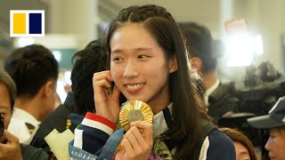 ‘Queen Kong’ returns home with Olympic gold [upl. by Feune977]