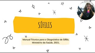 Sífilis  Manual Técnico para o Diagnóstico de Sífilis [upl. by Chubb]