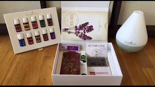 UNBOXING Young Living NEW Premium Starter Kit with Dewdrop Diffuser [upl. by Ys]