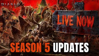 MASSIVE DIABLO NEWS S5 Uber Uniques Reworks amp MORE  50 Cooldown SHAKO [upl. by Inohtna20]