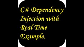 C Dependency Injection with Real Time Example [upl. by Aiekal]