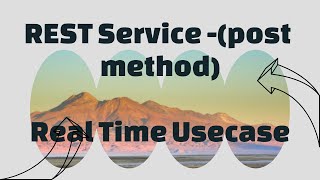 task25 REST service post method [upl. by Ellehsyt376]