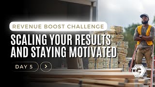 Scaling Your Results amp Staying Motivated for LongTerm Success [upl. by Esiole]