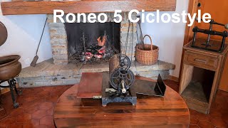 Old mimeograph Roneo 5 from 1910 and how to use it to do some copies Video N° 140 [upl. by Lotsyrc366]