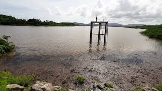 Potworks Dam after the passage of Hurricane Tammy [upl. by Bagger]