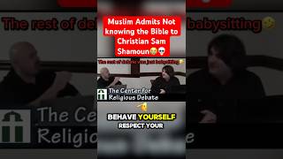 Muslim ADMITS not knowing the Bible to Christian Sam Shamoun samshamoun christian muslim [upl. by Mossberg]