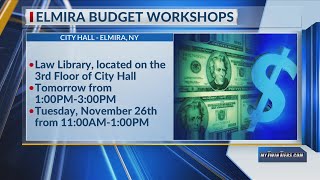 Elmira to hold 2025 city budget workshops [upl. by Larisa]