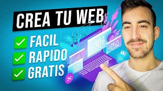 📢 5 Mejores sitios para CREAR una página WEB GRATIS ✅ 2024 [upl. by Hugibert717]