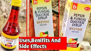 Byzyme Syrup Pineapple Flavour  Pepsin And Fungal Diastase Syrup UsesBenifits And Side Effects [upl. by Iruyas790]