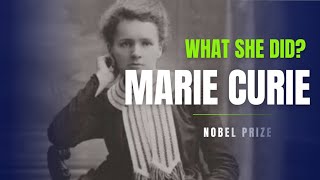 Marie Curie and the Nobel prize 🏆 what she did [upl. by Naimad202]