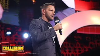 Nigel McGuinness DEMANDS his challenge to be answered  92124 AEW Collision [upl. by Noslrac]