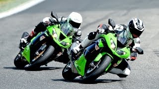 Kawasaki ZX6R 600 vs 636 [upl. by Swarts]