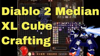 Diablo 2 Median XL Sigma Cube Crafting Uniques Jewels  RunewordsShrines [upl. by Knutson673]