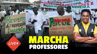 MOÇAMBIQUE PRM reprimem protesto dos Professores ISTO É DITADURA [upl. by Naitsihc]