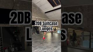 2DB Suitcase Lunges Fentes avec deux haltères prise valise [upl. by Gorrian438]