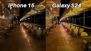 iPhone 15 Vs Galaxy S24 Camera Comparison AFTER The Updates [upl. by Ronni796]