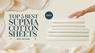 Top 5 Best supima Cotton Sheets Reviews in 2024 [upl. by Lombard26]