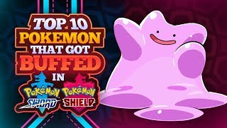 Top 10 Buffs in Pokemon Sword and Shield [upl. by Nuahsyar]