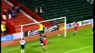 18 Years Old Robbie Fowler 5 Goals vs Fulham [upl. by Anwadal398]