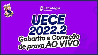 UECE 20222  Gabarito e Correção de prova AO VIVO [upl. by Novy338]