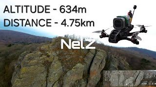 Almost 5km out to this outcrop  LR FPV Flight [upl. by Hum3]