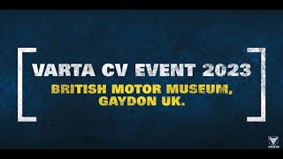 VARTA CV Event 2023  British Motor Museum [upl. by Aime]