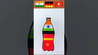 Indian flag Germany flag Vietnam flag draw trendingviralshorts❤ [upl. by Nurse]