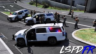 GTA 5 LSPDFR 243 REDADAS A BANDAS  AGENCIA DE INVESTIGACIÓN CRIMINAL  TheAxelGamer [upl. by Esydnac]