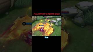 ✅ FULL EFFECT ULTIMATE BANE mlbb mobilelegends [upl. by Anhoj]