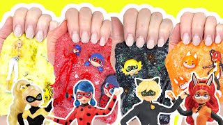 Miraculous Ladybug DIY Slime Making and Mixing Compilation Tutorial Crafts for Kids [upl. by Favata]