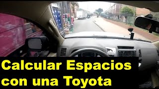 Como calcular ESPACIOS ESTRECHOS con CAMIONETA Aprende a conducir [upl. by Creighton274]